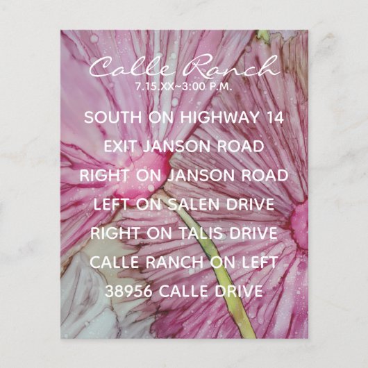 Weddenschap Turquois en Lavender Enclosure Card (Voorkant)