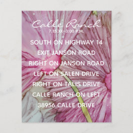 Weddenschap Turquois en Lavender Enclosure Card