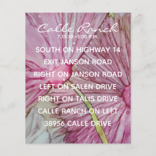 Weddenschap Turquois en Lavender Enclosure Card