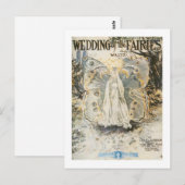 Weddenschap tussen de feeën briefkaart (Voorkant / Achterkant)