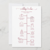 Weddenschap tussen internetpagina's Chic Script We Bedankkaart (Voorkant)