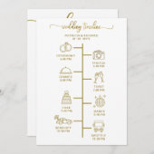 Weddenschap tussen internetpagina's Chic Script We Bedankkaart (Voorkant / Achterkant)