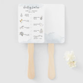 Weddenschap tussen rondleidingen Modern icons Prog Handwaaier (Voorkant en achterkant)