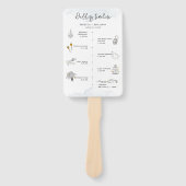 Weddenschap tussen rondleidingen Modern icons Prog Handwaaier (Voorkant)