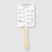 Weddenschap tussen rondleidingen Modern icons Prog Handwaaier (Voorkant)