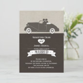 Weddenschap tussen twee bruinbruidjes kaart (Staand voorkant)