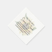 Weddenschap tussen zonnebloem en vette feiten servet (Hoek)