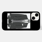 Weddenschap Tuxedo Groom Case-Mate iPhone Case (Achterkant (horizontaal))