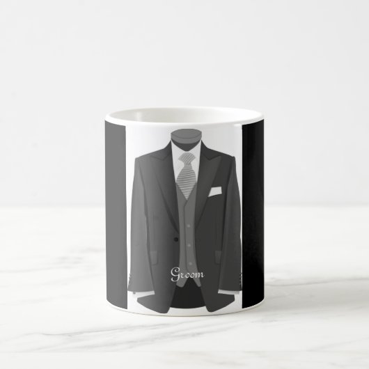 Weddenschap Tuxedo Groom Mok Gift (Center)