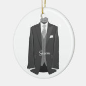 Weddenschap Tuxedo Groom Ornament (Links)