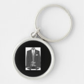 Weddenschap Tuxedo Key Ring Best Man Sleutelhanger (Voorkant)