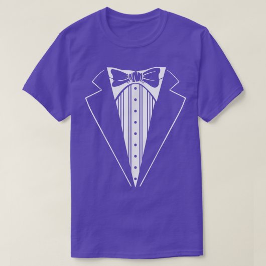 Weddenschap Tuxedo Matching Bachelor Party Funny T-shirt (Design voorkant)