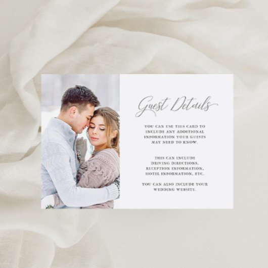 Weddenschap Twee rondgestuurd details met foto Informatiekaartje