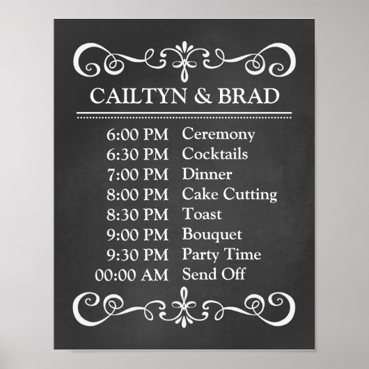 Weddenschap - Twitschema bord Poster (Voorkant)