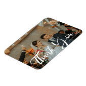 Weddenschap Typografie 3 Kleurfoto Hartelijk dank Magneet (Linkerzijde)