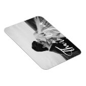 Weddenschap Typografie 3 Zwart-wit Foto Hartelijk  Magneet (Rechterzijde)