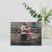 Weddenschap uitgesteld briefkaart (Staand voorkant)