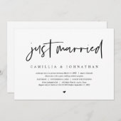 Weddenschap uitlokken, Modern minimalist gewoon ge Kaart (Voorkant / Achterkant)