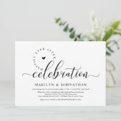 Weddenschap-uitlopement, gelukkig altijd na feestv kaart (Staand voorkant)