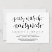 Weddenschap-uitlopement, gelukkig altijd na feestv kaart (Voorkant)