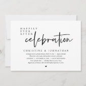 Weddenschap-uitlopement, gelukkig altijd na feestv kaart (Voorkant)