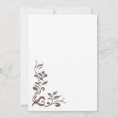 Weddenschap Uitnodiging Elegant Simple Gold Border (Achterkant)