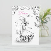 Weddenschap uitnodiging voor weddenschappen (Staand voorkant)