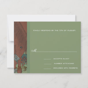 Weddenschap Uitnodigingskunstenaar Hiroshige Utaga Kaart