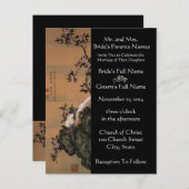 Weddenschap Uitnodigingskunstenaar Hiroshige Utaga Uitnodiging Briefkaart (Voorkant / Achterkant)