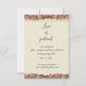 Weddenschap Uitstel Nieuwe Datum Religieuze Floral Kaart (Voorkant)