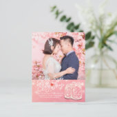 Weddenschap Uitstel Verblijf thuis en blijf veilig Aankondigingskaart (Staand voorkant)