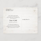 Weddenschap Uitstel Verblijf thuis en blijf veilig Aankondigingskaart (Achterkant)