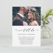 Weddenschap uitstellen We doen nog steeds foto Aankondiging (Staand voorkant)