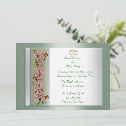 Weddenschap-uitzending-vlinders Kaart (Staand voorkant)