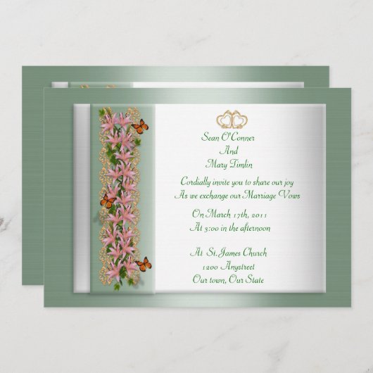 Weddenschap-uitzending-vlinders Kaart (Voorkant / Achterkant)