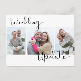 Weddenschap Update 3 Foto uitgesteld bruiloft Briefkaart