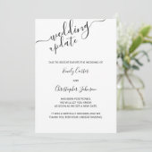 Weddenschap Update Elegant Script Postponement Car Save The Date (Staand voorkant)