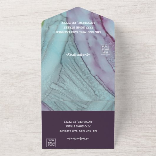 Weddenschap van alle N 1 - uitnodigingen van verse (Buitenkant)