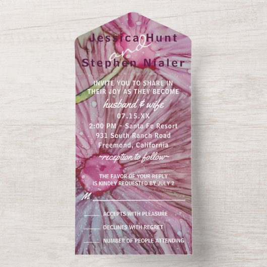 Weddenschap van alle N 1 - uitnodigingen van verse (Binnen)