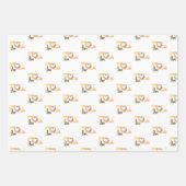 Weddenschap van cadeautjes en douches inpakpapier vel (Voorkant 3)