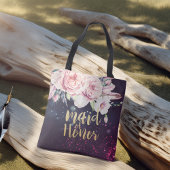 Weddenschap van het Paarse hooglicht van de Eer Fl Tote Bag