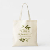 Weddenschap van Honor Floral - gepersonaliseerde V Tote Bag (Achterkant)