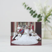 Weddenschap van prins William en Catherine Middlet Briefkaart (Staand voorkant)