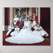 Weddenschap van prins William en Catherine Middlet Poster (Voorkant)