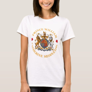 Weddenschap van prins William en Catherine Middlet T-shirt