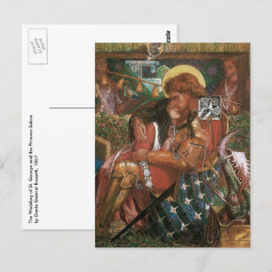 Weddenschap van St. George, prinses Sabra door Ros Briefkaart