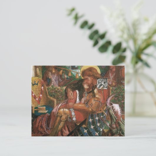 Weddenschap van St. George, prinses Sabra door Ros Briefkaart (Staand voorkant)