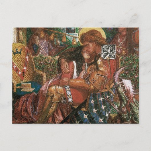 Weddenschap van St. George, prinses Sabra door Ros Briefkaart (Voorkant)