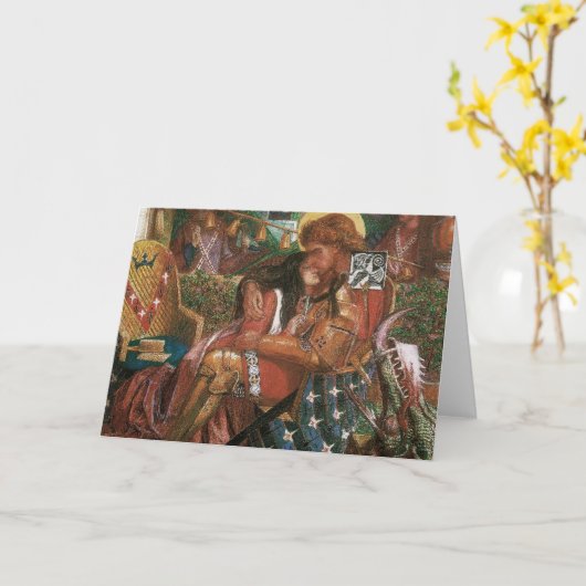 Weddenschap van St. George, prinses Sabra door Ros Kaart (Gele Bloem)