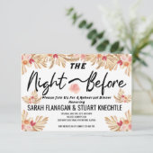 Weddenschap van vroeger, Pampas Grass Boho Kaart (Staand voorkant)